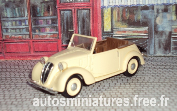 1939 Simca 8 1100 cabriolet Brumm modifiee
